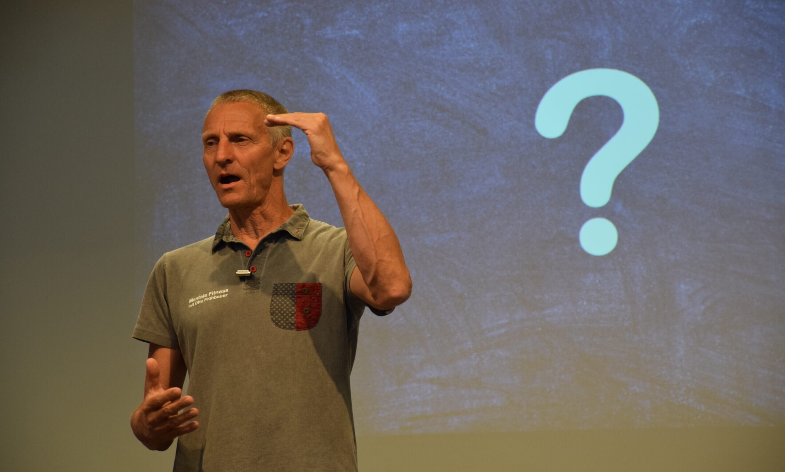 Otto Frühbauer on Stage